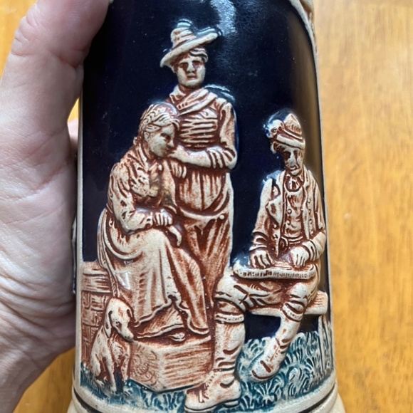 Vintage Ceramic Beer Stein Mug Germany Home Collection Trinken Lieben Barware - Picture 3 of 11